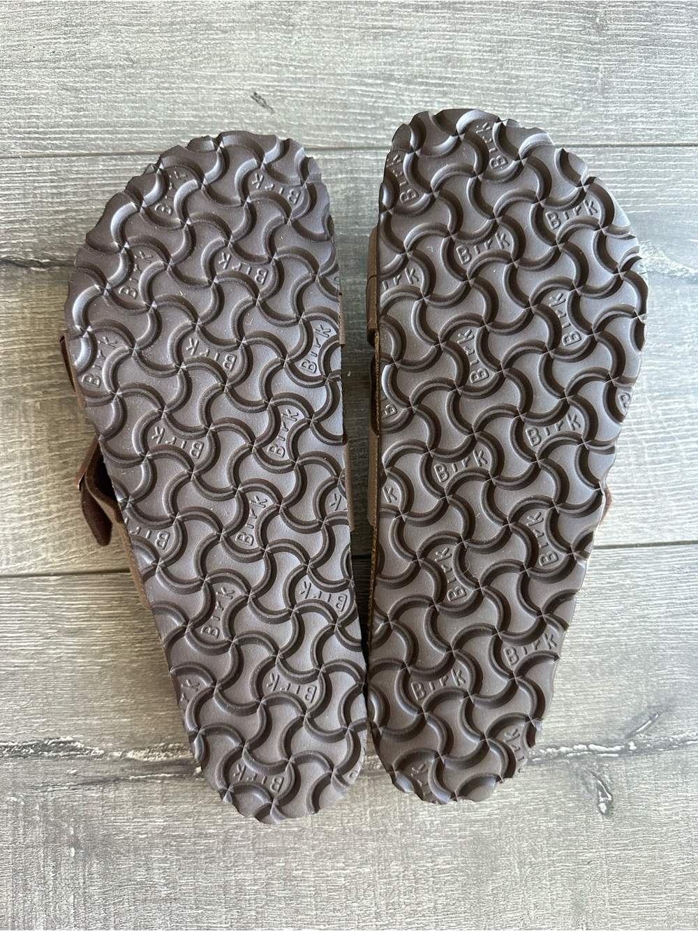 Birkenstock Brown Yao Style Double Strap Sandals - Picture 3 of 4